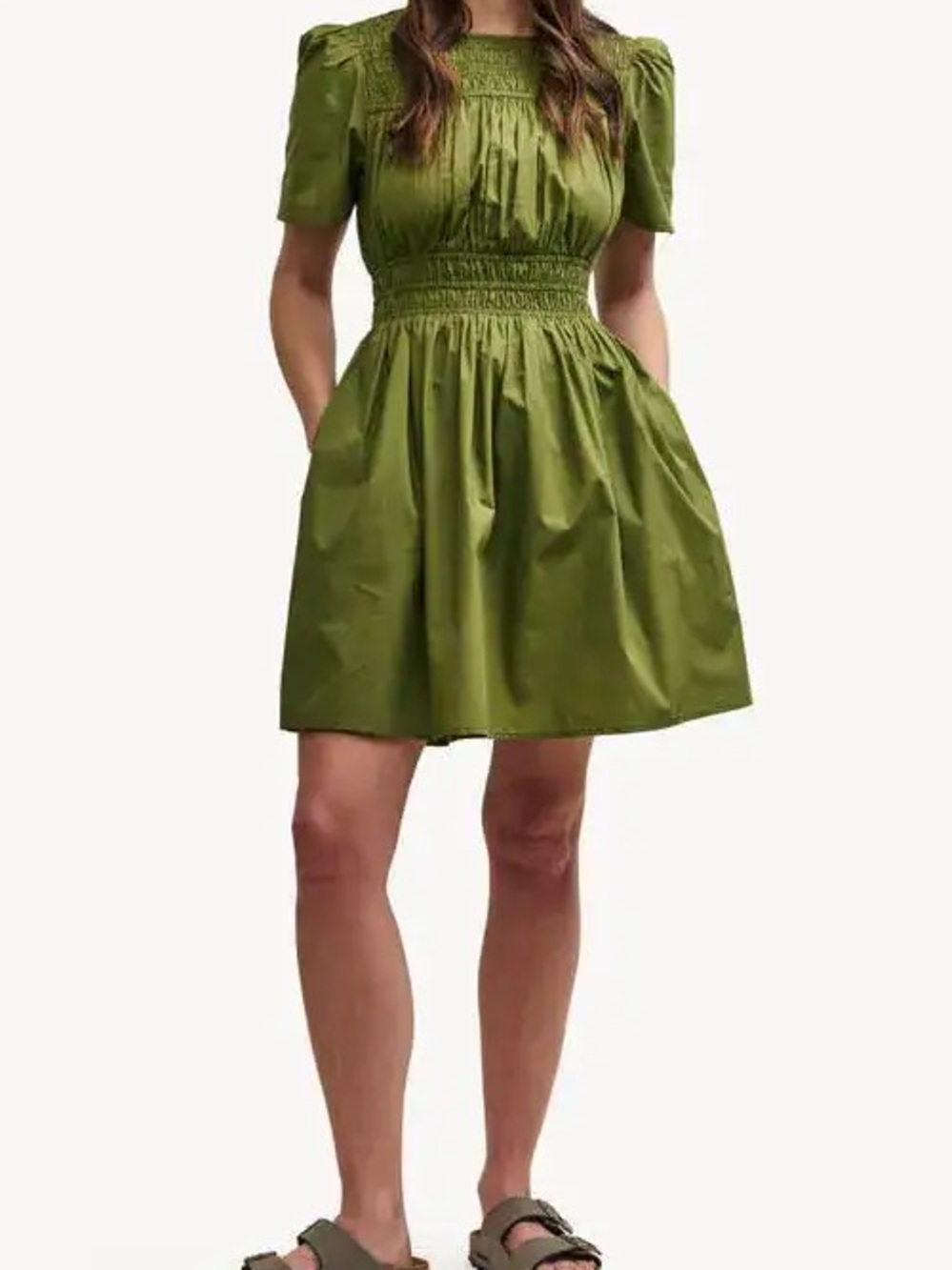 Nobody’s Child Natalia Organic Cotton Fit & Flare Minidress